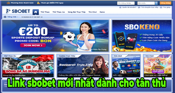 link sbobet mới nhất